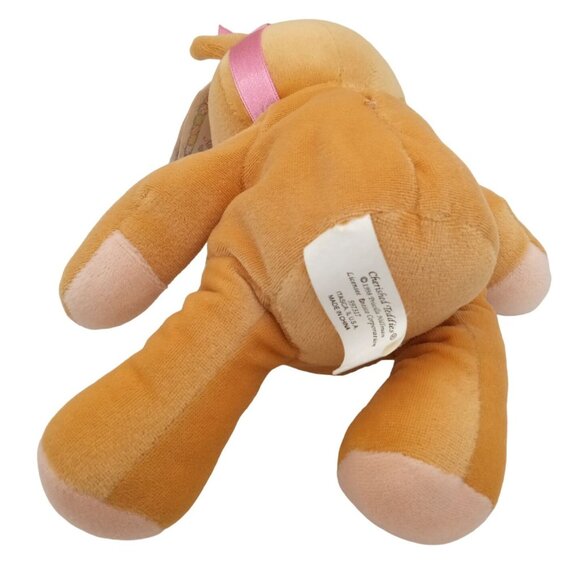 Ava Teddy Bear Cherished Teddies Sitting Plush Pink Ribbon Enesco 8 Inch 597317 - Picture 14 of 14